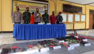 Polres – Kodim Yawa Gelar Konferensi Pers Penangkapan Gembong KKB