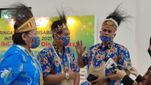 Anak Babinsa di Perbatasan RI-PNG Jadi Narasumber Hari Disabilitas Internasional 2021