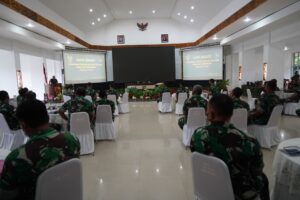 Pangdam XVII/Cenderawasih Buka Rapat Evaluasi Program Kerja dan Anggaran Semester II TA 2021