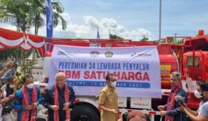 Pertamina Resmikan Sembilan Titik Lembaga Penyalur BBM Satu Harga