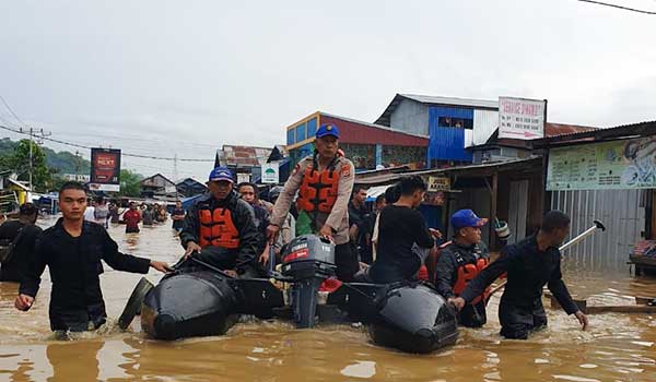 380 Personel Polda Pap Banjir JPR