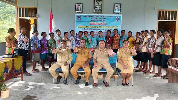 Impendi, Kampung Pertama di Biak Gunakan Dana Desa Cegah Stunting
