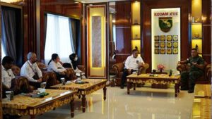 Terima Kunjungan BNPT, Kasdam Cenderawasih : Kami Komitmen Bangun Papua