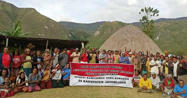 Ini Penilaian Pembela HAM Papua Soal Penyelesaian Perang Suku di Wamena 1 Masyarakat Nduga Jaga Kamtibmas