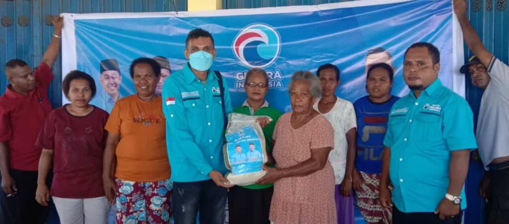 Konsolidasi di Dapil IV dan Berbagi Kasih, Ini Target Partai Gelora Biak Numfor