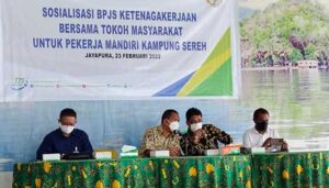 Sosialisasi Program Jamsos BPU di Kampung Sereh, BPJS TK Gandeng Tokoh Setempat