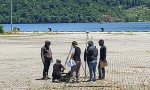 Tanah Lokasi Pelabuhan Peti Kemas Depapre Diukur Ulang