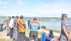 Danlantamal IX Dampingi Rektor Unpatti Ambon Tinjau Diklatsar Menwa 2022