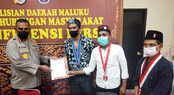 GMKI GMNI Ambon ke Polda Mal
