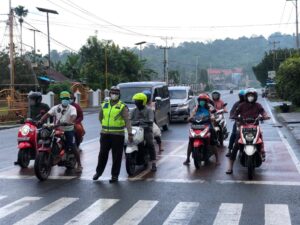 Polantas Ciptakan Rasa Aman Bagi Masyarakat di Jalan Raya