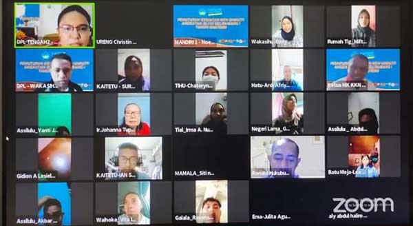 KKN Unpatti Angkatan XLVIII Gelombang I TA 2020/2021 Resmi Ditutup 9 KKN Unpatti Ambon Gel 1 Tutup4