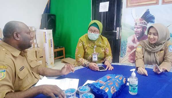 Kadis Kominfo Kabupaten Jayapura Apresiasi Kunjungan Balai Bahasa Papua