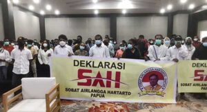 Komunitas SAH Papua Deklarasi Dukung Airlangga Hartarto Maju Pilpres 2024
