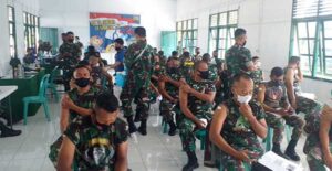 Vaksinasi di Denzipur dan RST Ambon Capai Ratusan Dosis