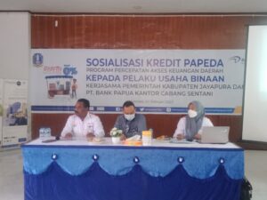 Sosialisasi Kredit Papeda di Sentani, Bank Papua Target 1.000 Debitur UMKM