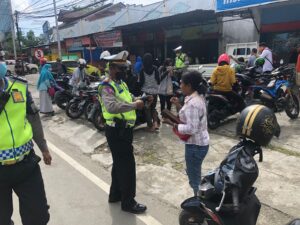 Hunting Tertib Berlalulintas: Satlantas Polresta Jayapura Kota Tilang 32 Pelanggar