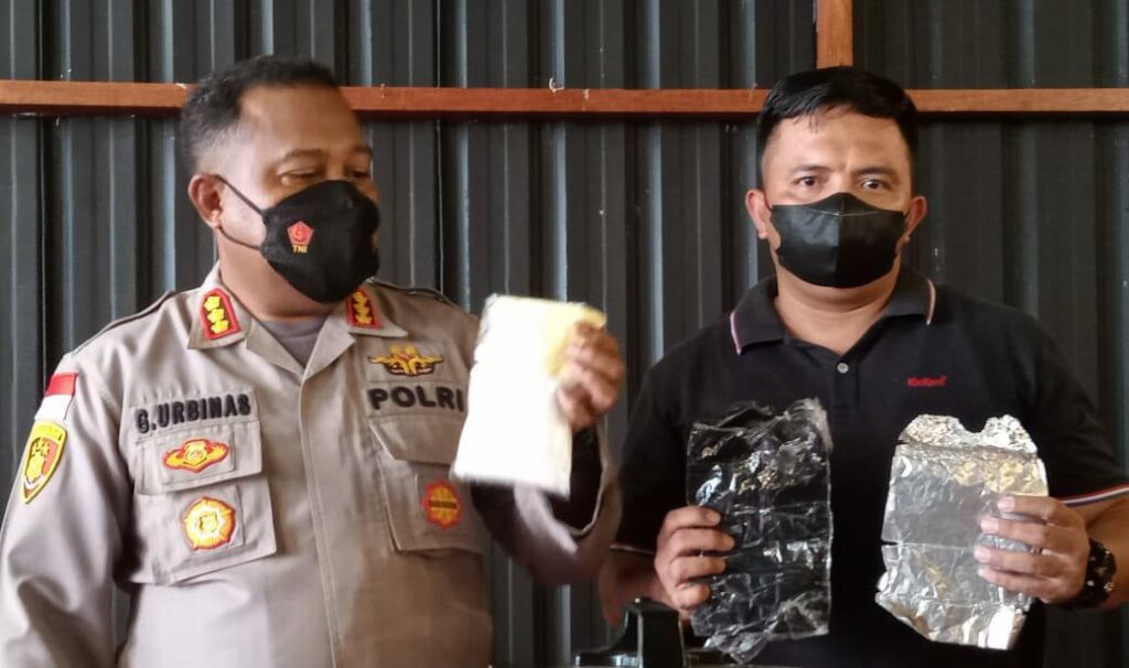 Polisi Tangkap Kurir Narkoba Jenis Sabu Seberat 195,67 Gram di Entrop