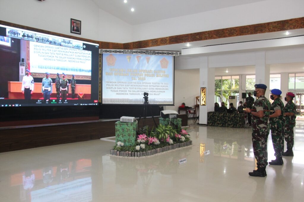 Kodam Cenderawasih Gelar Operasi Gaktib dan Yustisi POM Tahun 2022