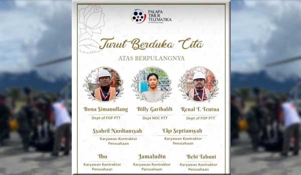 8 Pekerja PT PTT Korban KKB