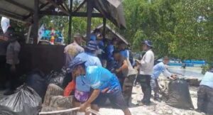 IPB dan Mitra Lakukan Aksi Bersih Pantai Pulau Mansinam, Ini Tujuannya