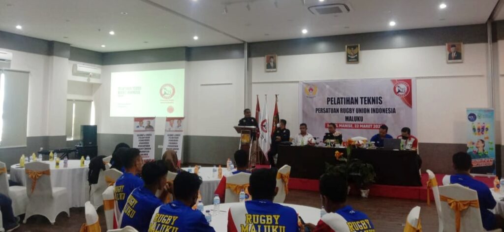 Jelang Pelantikan, Pengurus Rugby Maluku Gelar Pelatihan Teknis