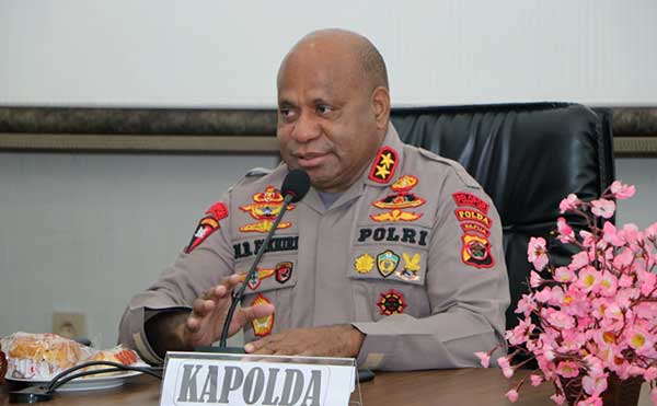 Kapolda Papua Irjen Pol Mathius D