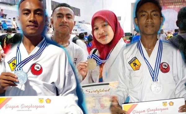 Karateka Bursel 4 Medali