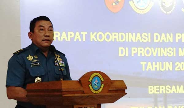 Lantamal IX Ambon Tim Sahli Kemenkopolhukam Rakor