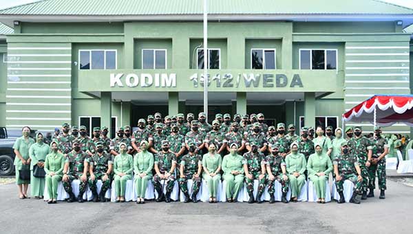 Kunjungi Kodim Weda, Pangdam: Prajurit Harus Jadi Solusi Ditengah Masyarakat