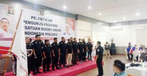 Ketum Rugby Indonesia Lantik Pengurus Daerah Maluku, Beri Tantangan Ini