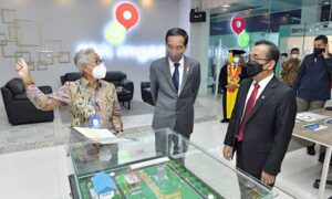 Presiden Joko Widodo Kunjungi Migas Corner