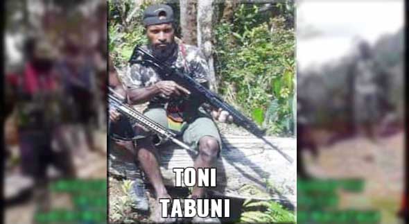Toni Tabuni KKB Ndeotadi