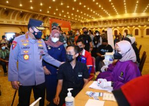 Kapolri Kejar Target Akselerasi Vaksinasi Booster Jelang Ramadan