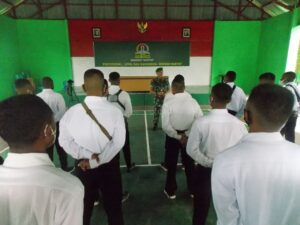 Dandim 1709/Yawa Beri Motivasi dan Arahan Bagi 59 Calon Prajurit TNI