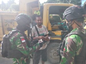 Cegah Penyelundupan, Satgas 711/Raksatama Gelar Sweeping di Perbatasan RI-PNG