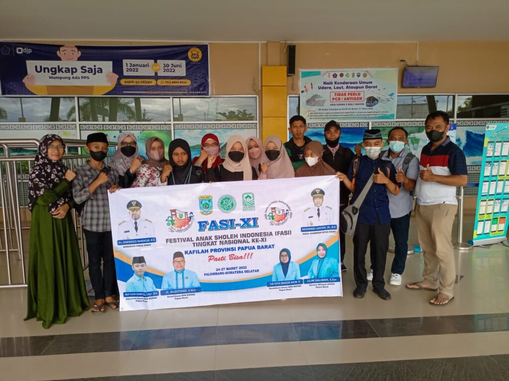 Mohon Do’a, Utusan BKPRMI Papua Barat Bertolak ke Palembang