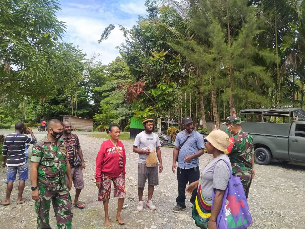 Komsos Jadi Sarana Silaturahmi Babinsa Timika Bersama Warga 6 WhatsApp Image 2022 03 24 at 17.47.46