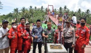 Korem 151/Binaya Sudah Bangun Lima Jembatan Gantung di Maluku