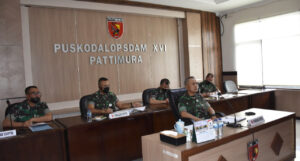 Pangdam Pattimura Hadiri Vicon Kasad, Bahas TNI AD Manunggal Air Bersih