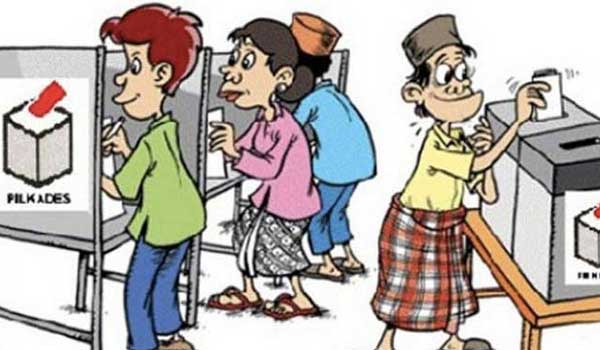 pilkades serempak ilustrasi