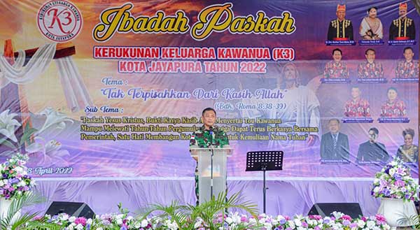 Danrem 172 PWY Paskah Kawanua 2022