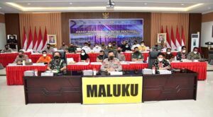 Danrem 151/Binaiya ikuti Virtual Rakor Kesiapan Hadapi Idul Fitri