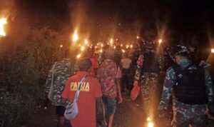 Meriahkan Paskah, Satgas TNI 711/Rks Bersama Warga Gelar Lomba