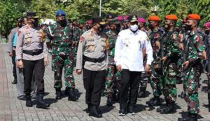Gubernur Maluku Pimpin Apel Gelar Pasukan Operasi Ketupat Lebaran 2022
