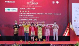 PDAM Jayapura Raih 4 Penghargaan Top BUMD Awards 2022, Ini Kategorinya