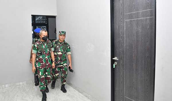Pangdam 16 PTM tinjau Kodim Persp Morotai