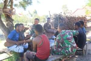 Begini Cara Satgas 412 Kostrad Rangkul Pemuda di Pedalaman Papua