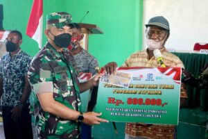Kodim 1709/Yawa Launching Penyaluran BTPKLWN TA 2022