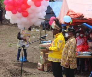 Momen Bersejarah, Pertama Kali Pemkab Keerom Rayakan HUT ke-19 di Kampung Perbatasan RI-PNG 3 WhatsApp Image 2022 04 14 at 09.56.26