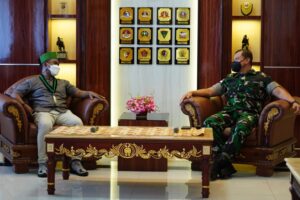 Pangdam XVII/Cenderawasih Audiens Dengan Ketum Badko HMI Papua-PB